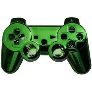 소니 플레이스테이션 3 PS3 무선 블루투스 컨트롤러 색상 녹색용 OSTENT 풀 쉘 케이스 하우징 버튼 키트