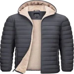 타코센 남성 퍼퍼 재킷 후드 셔파 안감 방수 방풍 단열 따뜻한 겨울 퍼피 코트