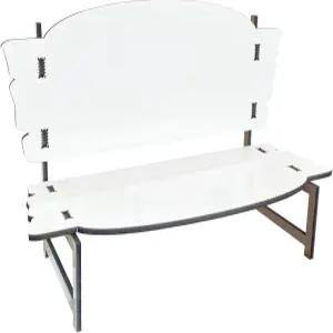 한셩 나무 하드보드 승화 블랭크 기념 벤치 데코 수제 의자 액자 장식용 테이블탑 홈 데코용 14인치