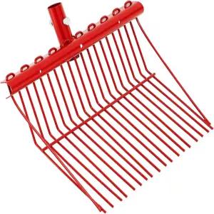 탄데피오 1팩 거름 포크 교체 헤드 메탈 피치포크 말 갈퀴 정원 헤드와 말대 똥 줍기를 위한 각진 나뭇가지