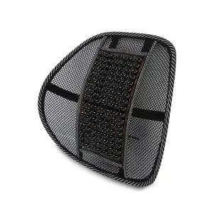 원스카 D5E4L7L8 구슬 통풍 자동차 등받이(블랙)등쿠션