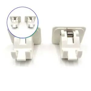 쌍문상회 간편한 커튼봉브라켓 압축설치 부착형 2개입