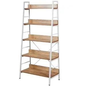 [하프클럽/셀러허브]책장 거실책장 사무실책장 무늬목 장식장 5단