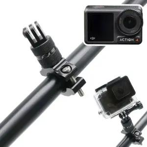 [셀러에이드]DJI 오즈모 액션 4 호환 액션캠 자전거 핸들 고정 거치대 브라켓