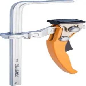 파워텍 71408 MFT 및 가이드 레일 시스템용 퀵 릴리스 래칭 테이블 클램프 7인치178mm