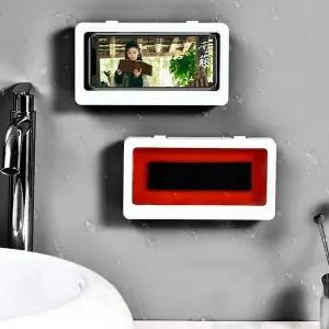 [셀러에이드]회전 화장실핸드폰거치대 욕실 방수 스마트폰 거치대