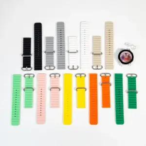 엔터콘 갤럭시워치 6 5 4 오션 실리콘 밴드 스트랩 갤럭시워치5스트랩 갤럭시워치4스트랩