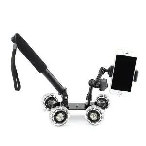 핸드폰 촬영용 그라운드 슬라이딩 레일 카 거치대 스탠드