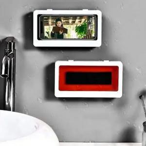 회전 화장실핸드폰거치대 욕실 방수 스마트폰 거치대