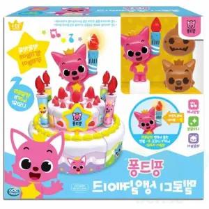 위라이즈 핑크퐁 멜로디 생일케이크 유아생일선물 모형케이크