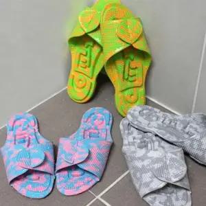 돌기 내화 털실 방한 거실 학교 가벼운 화잘실 실내용 실내화 털신 지압 슬리퍼 욕실 발