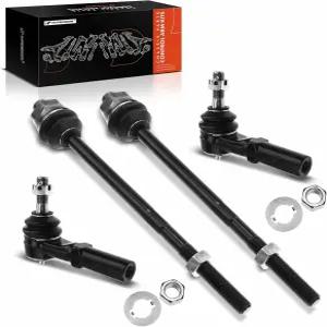 쉐보레 GMC 허머와 호환되는 A프리미엄 4Pc 전면 외부 및 내부 타이 로드 엔드 키트 20012019 실버라도