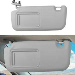 토요타 코롤라 2007 2008 2009 2010 2011 2012 액세서리 가죽 자동차 선 프로텍션 바이저 미러 교체