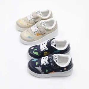 PVC 남아 찍찍이 데일리 LED 아동운동화