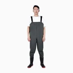 일체형 전신 멜빵 방수 작업복 방수웨이더 해루장비