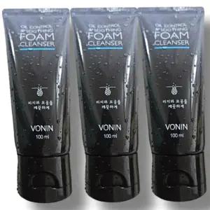 보닌 컨트롤 앤 수딩 폼클렌저 100ml 3개