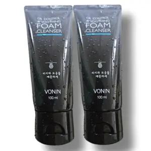보닌 컨트롤 앤 수딩 폼클렌저 100ml 2개