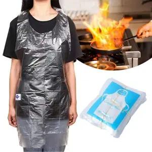 [골드스마일]카페 방수 앞치마 허리 에이프런 일회용 비닐앞치마