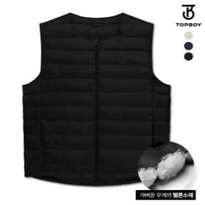 [탑보이][탑보이] 웰론 라운드 집업 패딩조끼 (RT880)