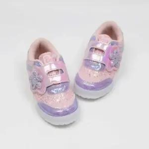 국산 플라워찍찍이 LED 라이팅 키즈운동화