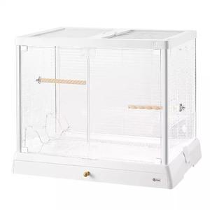 2FAC 새장 앵무새장 버드 케 인테리어 대형 철재 새집 유리 날림장 전면