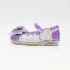 러브하트큐빅 LED 여아 메리제인플랫슈즈