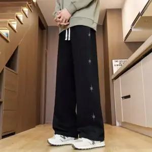 록쉬블몰 가을 팬츠 남사친 면 스트레이트 캐주얼트렌드 HO3