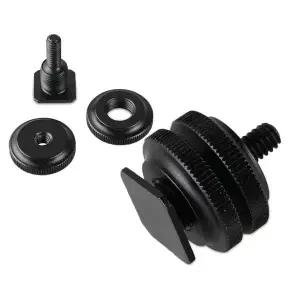 카메라 1/4 나사 핫슈 어댑터 마운트 DSLR 액션캠 고프로 호환