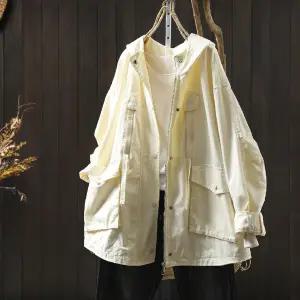 EAMT 가을 여사친 포켓 점퍼 후드 트렌치 슬림핏 빅 야구 코트 EUNG3