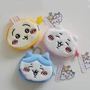 치이카와 하치와레 우사기 얼굴 파우치 인형