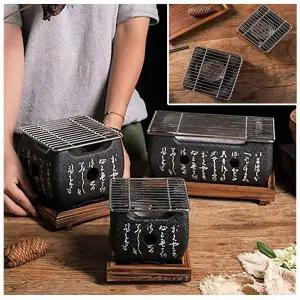 [셀러에이드]일본식 미니화로 실내 감성 고기불판 BBQ 그릴 소형