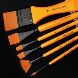 유화 아크릴붓 6종 세트