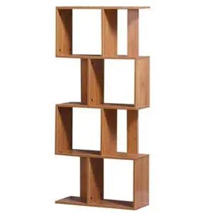 [하프클럽/셀러허브]인테리어 책장 거실책장 퍼즐 우드책장 DIY 4단