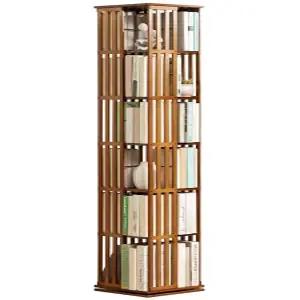 회전 책장 북타워 서재 트리 책정리 원목 거실 책꽂이 수납