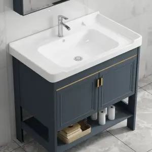 실용적인 세라믹 세면기 소형 간이 생활용품 욕실용 싱크대