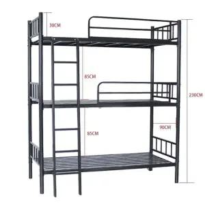 원룸슬라이딩침대 3층벙커침대 기숙사원룸침대 학생용조립침대 좁은방수