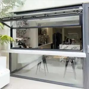 베란다 카페형 슬라이딩 시스템 창호 인테리어 리프트업 폴딩도어 접이식