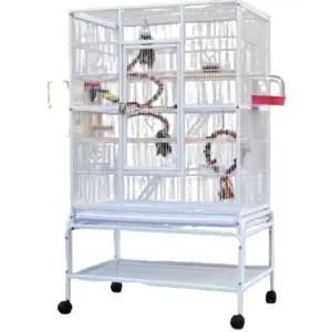 연철 앵무새 케이지 놀이터 둥지 새장 사육장 조류 날림장 이동식