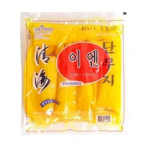 이엔푸드 통 단무지 1kg 단무지 통단무지