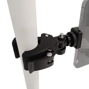 [셀러에이드]스마트폰 집게 거치대 마운트 촬영 휴대폰 액션캠