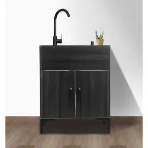 베란다 간이세면대 스테인리스 개수대 탕비실 세면대 싱크대 하부장 수납