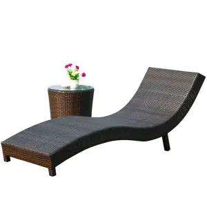 해변 펜션 라탄 라탄침대 침대 의자 비치 태닝 야외 침대의자 썬베드