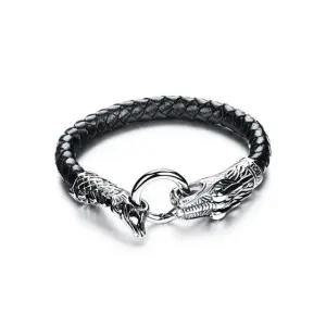 남성 플랫폼 유니크 가죽 팔찌OC wGR8+7BXR