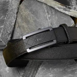 [매장정품] 닥스 DBBE3F089BK [자동벨트][Matt Check] 블랙 체크패턴 음각 무광버클 소가죽 자동벨트