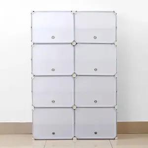 신발장 슈즈정리 화이트 도어형 신발정리대 신발장(85x127cm) DIY