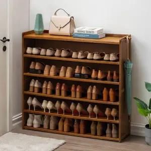 6단 신발장 신발정리대 신발장(102x101cm) 슈레스트 오픈형 신발수납장