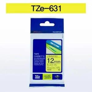 [골드스마일]브라더 테이프카트리지 TZ631(12mm Yellow Black)