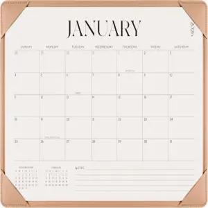 2026-2027년 간소화된 탁상용 달력 2026년 1월부터 2027년 6월까지의 매트 패드 14 x 11 인치 홈 오피스 및