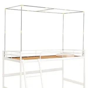 이층 침대 기숙사용 철제 프레임 복층형 벙커베드 메탈