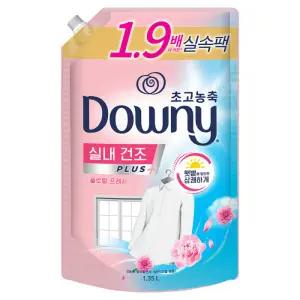 다우니 섬유유연제 플로럴 프레쉬 핑크 1.35L 리필 1개
